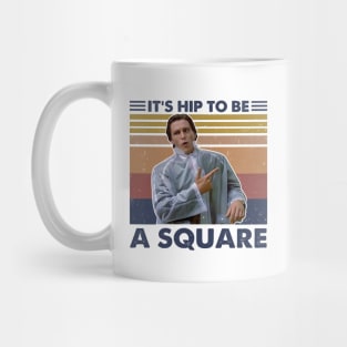 American Psycho Patrick-Bateman Hip To Be A Square Vintage Mug